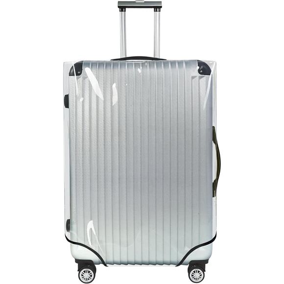 Large Clear Luggage Protector Cover – Waterproof Suitcase Cover with Secure Fit - Picture 1 of 6